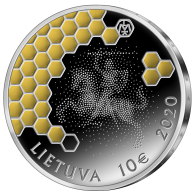 Moneta, skirta Žaliakalnio funikulieriui (iš serijos „Lietuvos technikos istorija“)