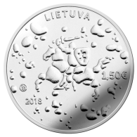 1,5 Eur moneta skirta Melagių dienai